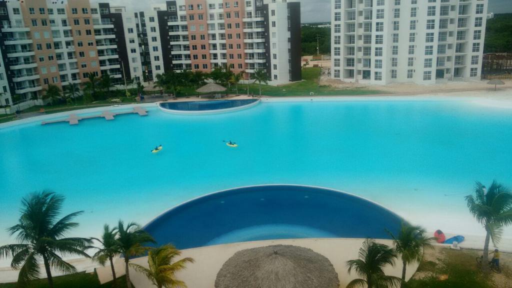 Departamento En Dream Lagoons Cancun Bagian luar foto