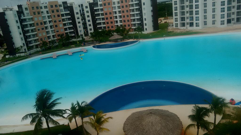 Departamento En Dream Lagoons Cancun Bagian luar foto