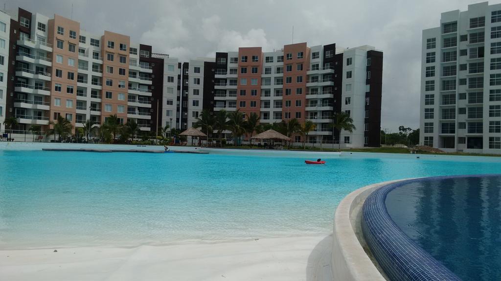 Departamento En Dream Lagoons Cancun Bagian luar foto