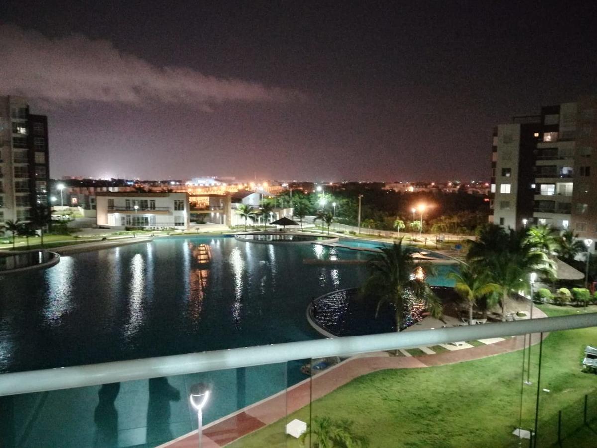 Departamento En Dream Lagoons Cancun Bagian luar foto