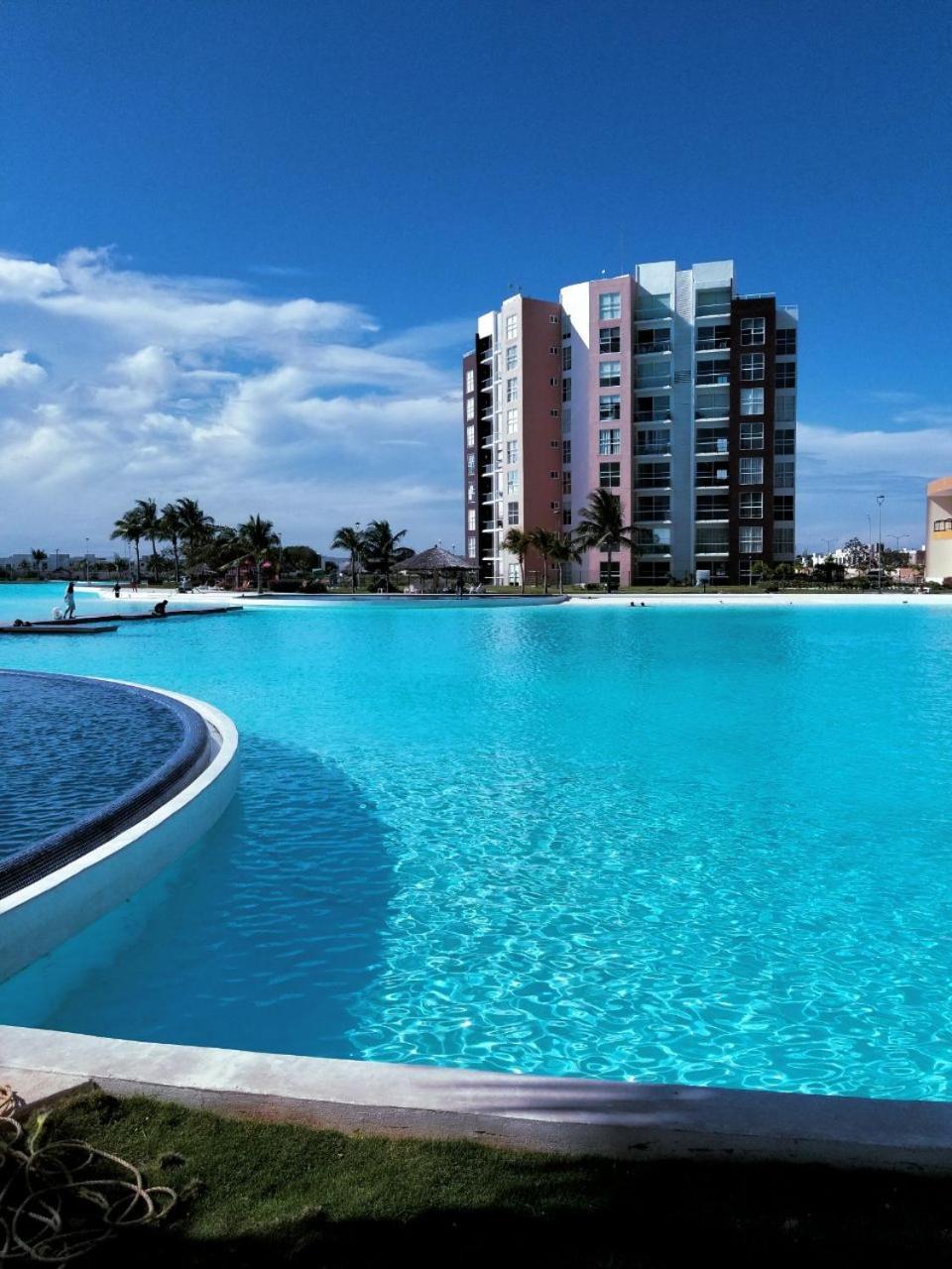 Departamento En Dream Lagoons Cancun Bagian luar foto